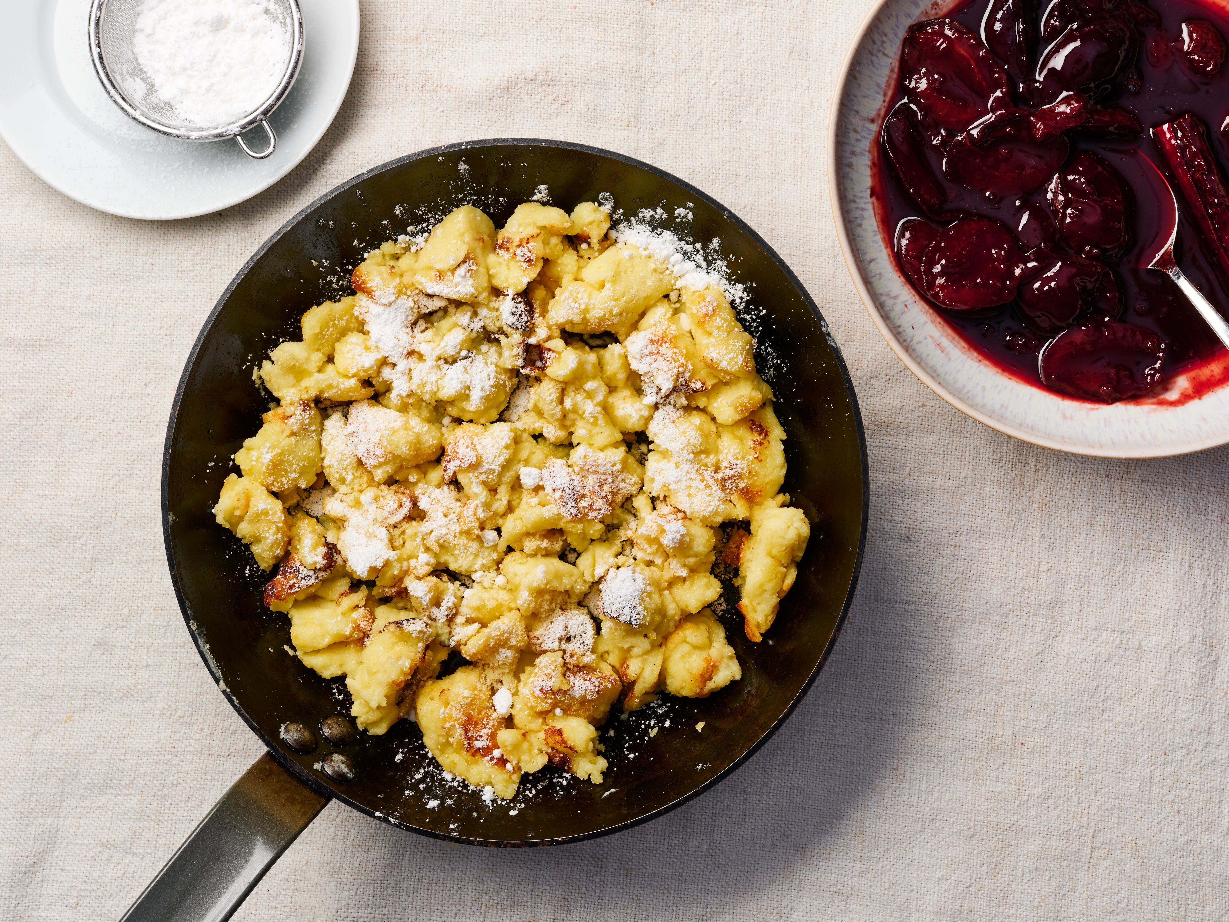 K vaření: Quark Kaiserschmarrn s dušenými švestkami
