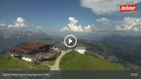 Webcamera Gipfel Hohe Salve - Söll
