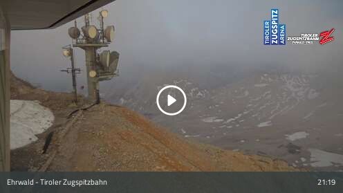 Webcamera Tiroler Zugspitzbahn Bergstation