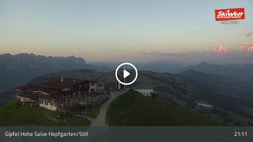 Webcamera Gipfel Hohe Salve - Söll