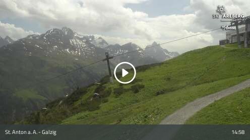 Webcamera Galzig Bergstation