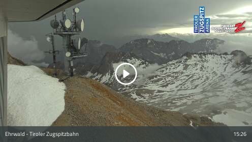 Webcamera Tiroler Zugspitzbahn Bergstation
