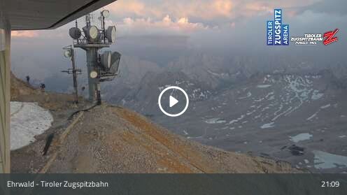 Webcamera Tiroler Zugspitzbahn Bergstation