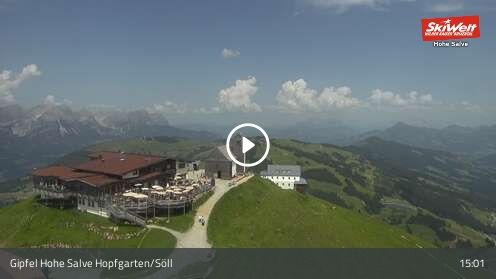 Webcamera Gipfel Hohe Salve - Söll