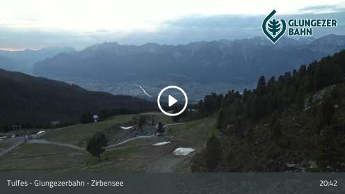Webcamera Glungezerbahn - Zirbensee