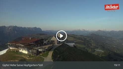 Webcamera Gipfel Hohe Salve - Söll
