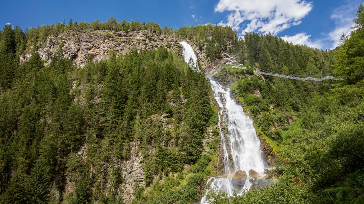 Stuibenfall: nejvyšší vodopád v Tyrolsku, © Ötztal Tourismus