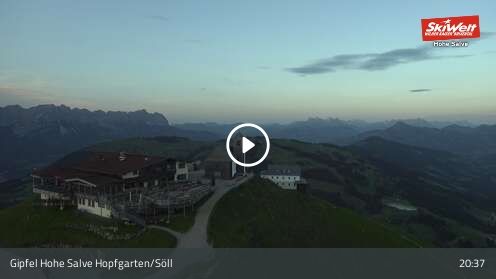 Webcamera Gipfel Hohe Salve - Söll