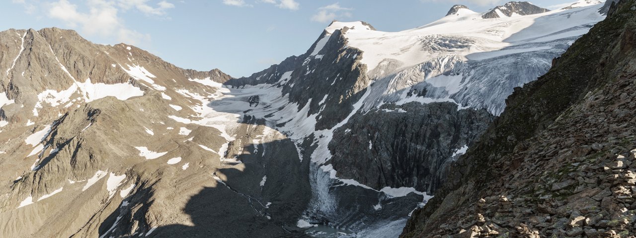 Působivý výhled na ledovec Sulzenauferner