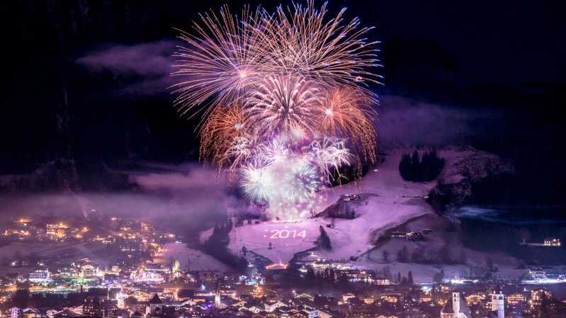Neujahrs-Feuerwerk in Kitzbühel, © Michael Werlberger