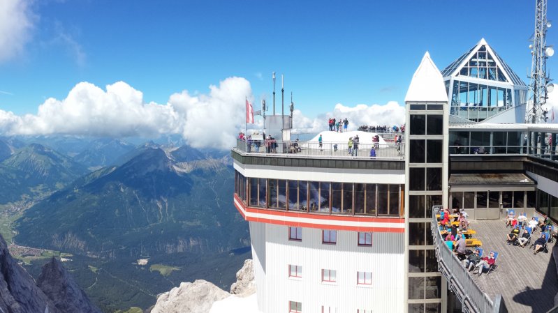 Vyhlídka z vrcholu Zugspitze, © Tiroler Zugspitzbahn