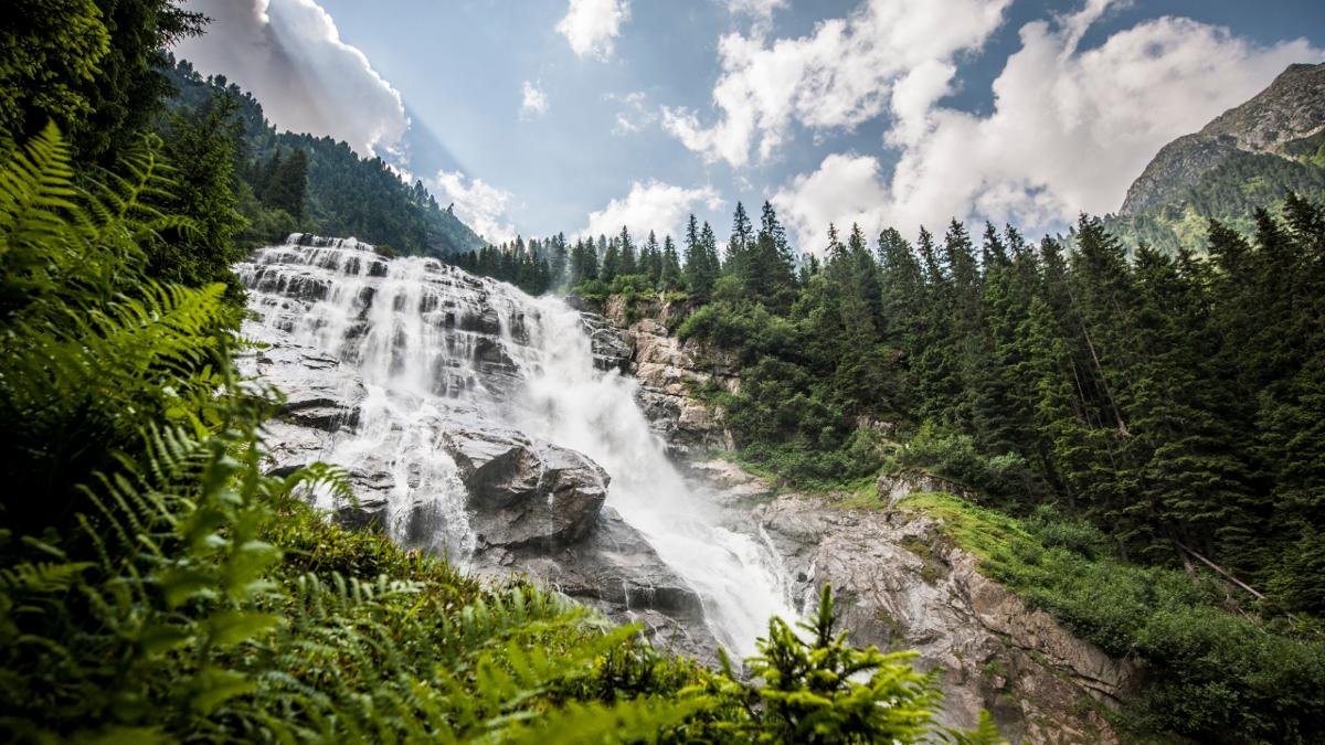 Nejširší vodopád ve východních Alpách, © TVB Stubai Tirol