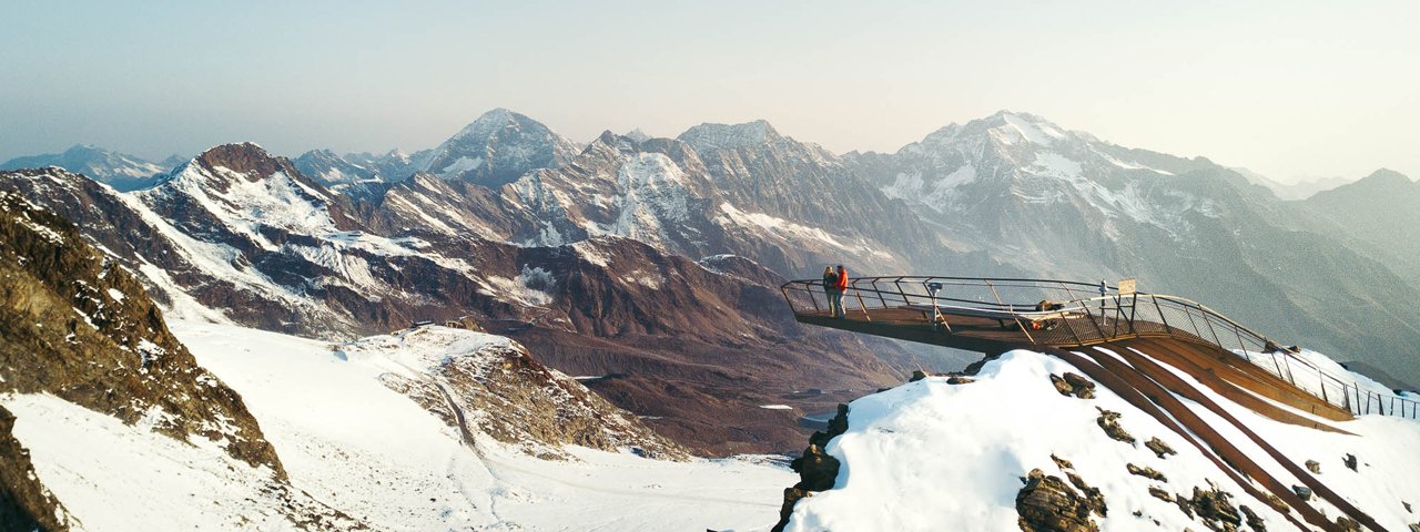 Vyhlídková plošina Top of Tyrol na ledovci Stubai, © Stubaier Gletscher/Andre Schönherr