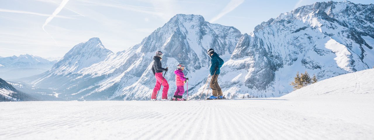 Ski areál Ehrwalder Almbahn, © Tiroler Zugspitz Arena/C. Jorda