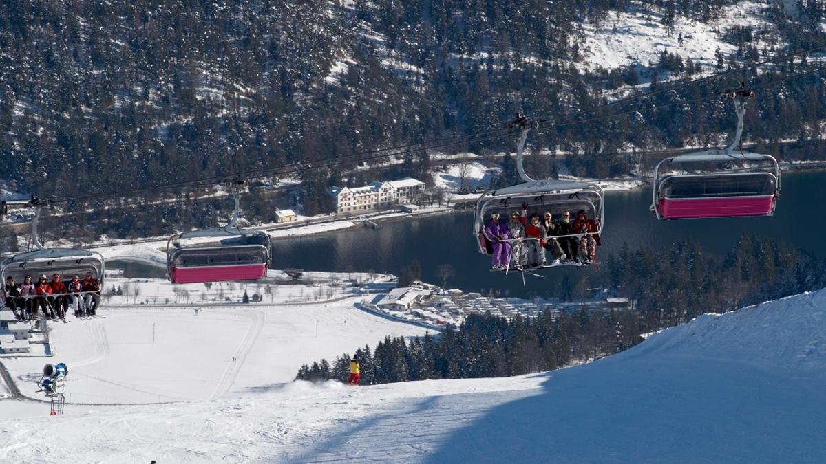 Lyžařské středisko Christlum-Hochalm, kde panují vynikající sněhové podmínky, je tajným tipem lyžařů a snowboardistů z jižních částí Německa., © Achensee Tourismus