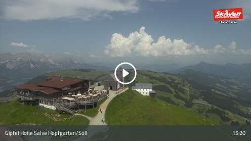 Webcamera Gipfel Hohe Salve - Söll